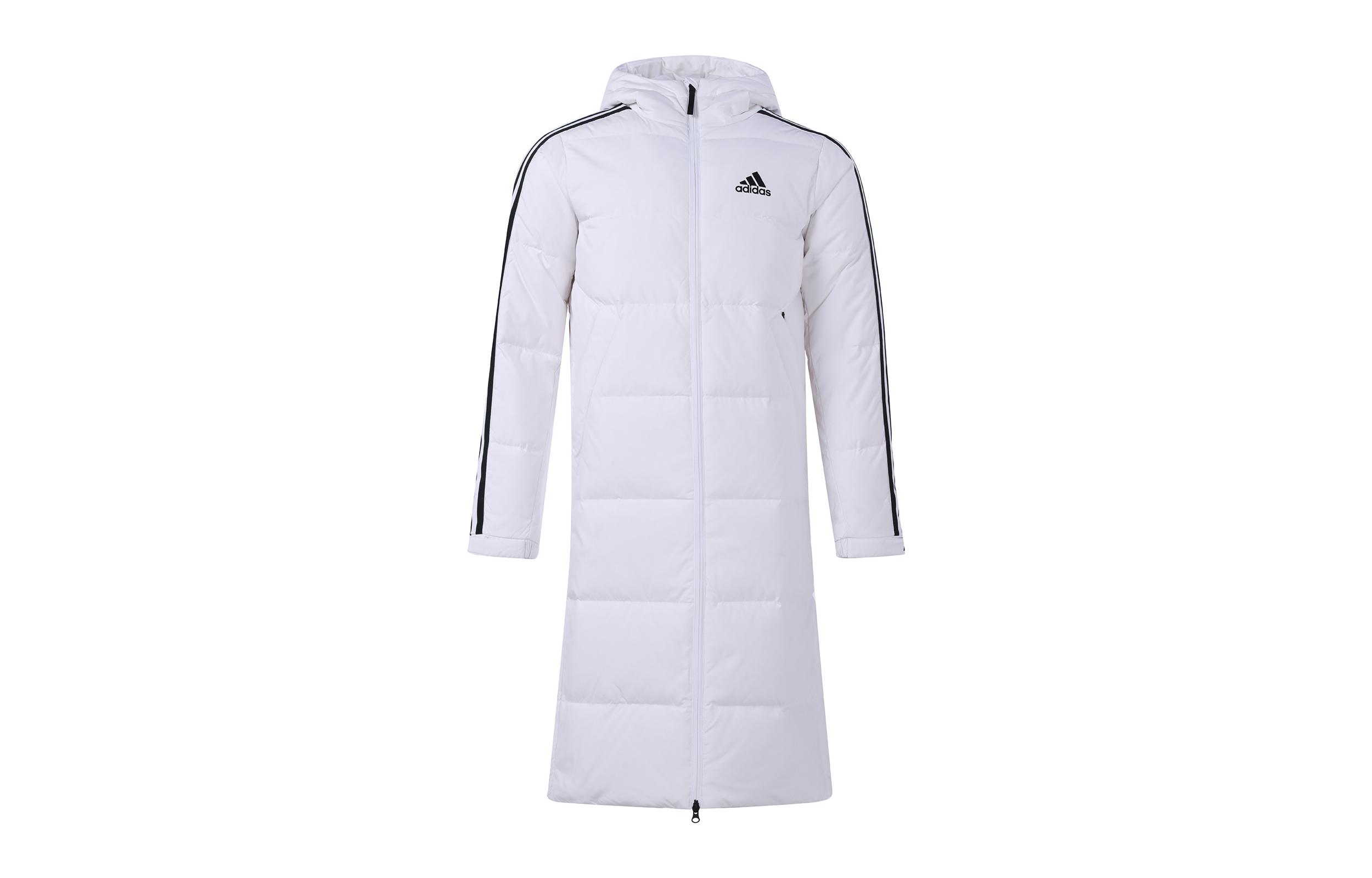 Adidas 3 Stripes Down Jacket Winter Unisex White H20762 L