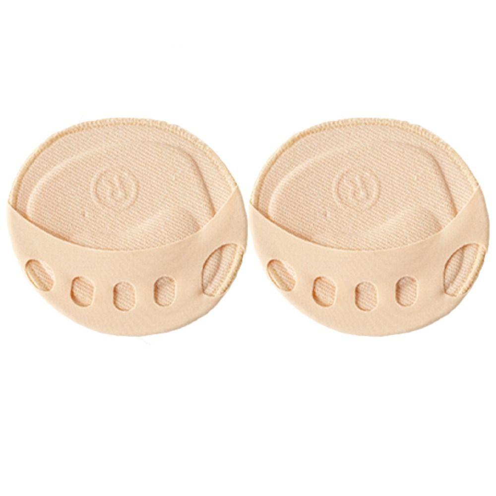 

Wear-resistant Five Toes Forefoot Pad Ice Slik Invisible Half Socks Open Five Toes Socks Summer тілесний