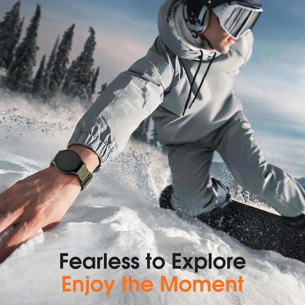 Nylonband 20 mm 22 mm für Samsung Galaxy Watch 5 Pro Armband für Galaxy Watch 6 5 40 44 mm Uhr 6 43 47 mm Ersatzarmband