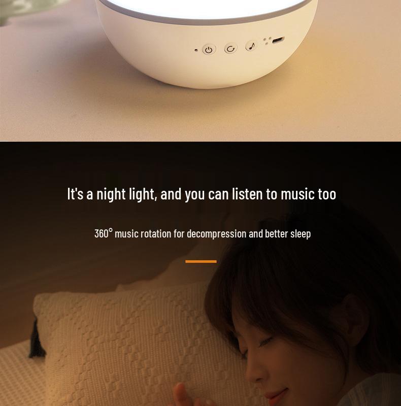 LED Starry Sky Projector Light, DIY Music Birthday Gift, Night Light Projector
