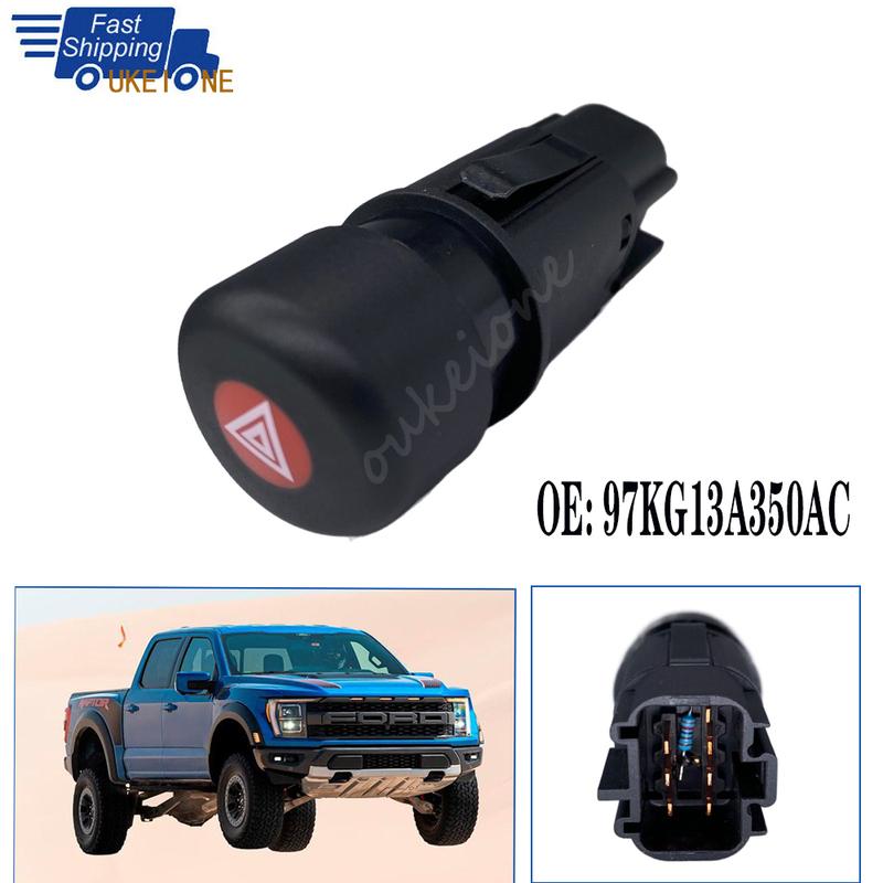 

Car Accessories For Ford Transit Ka Hazard Emergency Warning Light Control Switch Flasher Button Turn Signal Relay 97KB13A350AC