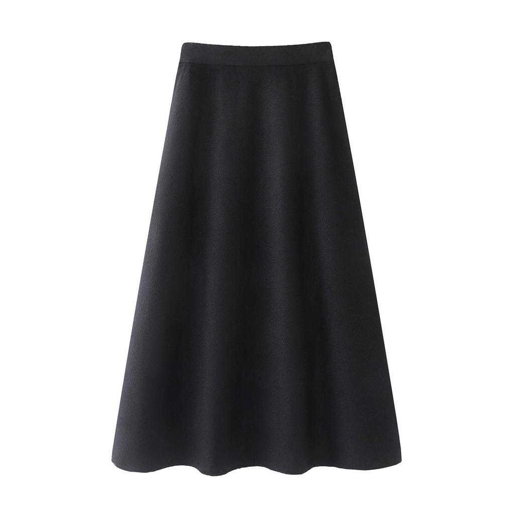 2025 Autumn/Winter High-Waisted Slimming A-Line Skirt