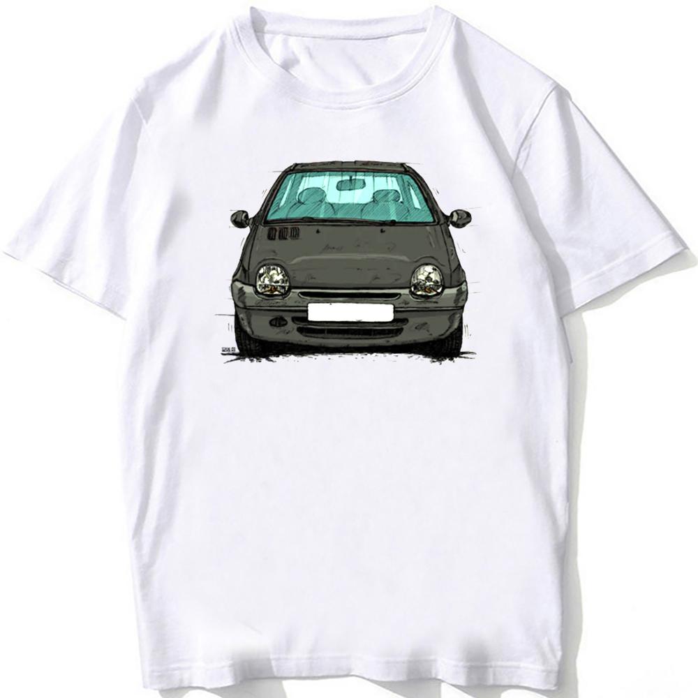 Drive The Legend France TWG 90s EVCar T-Shirt Unisex Summer Men Short Sleeve Harajuku White Hip Hop Casual Boy Tees Fashion Tops