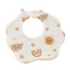 Petal Bib Pure Cotton Six-Layer Gauze Absorbent Baby Towel for Boys and Girls