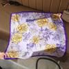 Spring & Summer Korean Style Fashion Women's Printed Silk Imitation Scarf - Versatile Decorative Neck Scarf, Hot-Selling Live Broadcast Item