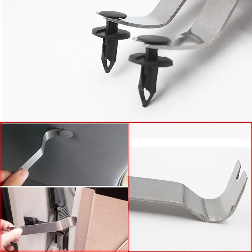 6Pcs/Set DVD Stereo Refit Car Inner Removal Tool Stainless Steel Plastic Trim Panel Dashboard Disassembly Tool Set