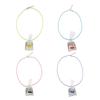 Creative Water Bag Carp Goldfish Necklace Transparent Acrylic Pendant Necklaces Women Clavicle Chain Collar Jewelry Gift