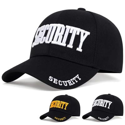 Lettera SECURITY Berretto da baseball con ricamo USA Uomo Cappello da papà Cotone Regolabile Snapback Cappelli Uomo Adulto Hip Hop Trucker Caps Gorras