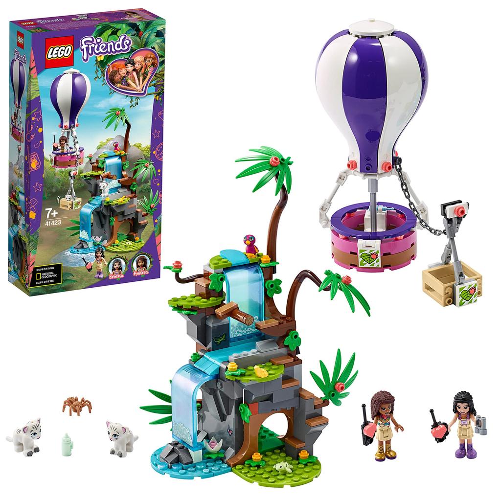 LEGO Friends White Tiger Hot Air Balloon Jungle Rescue 41423