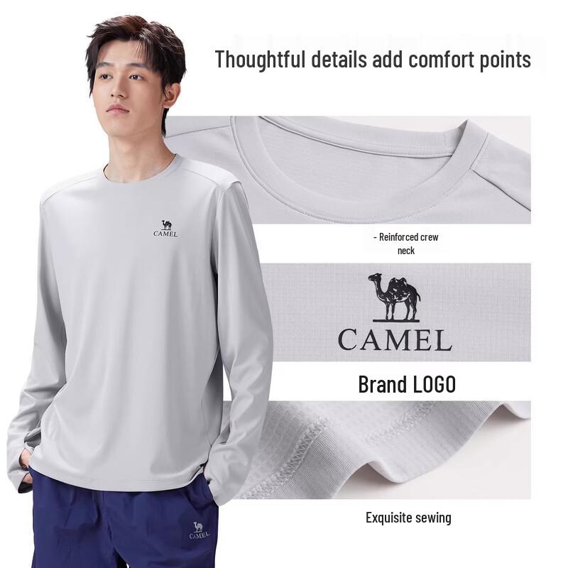 CAMEL Men s Quick-Dry Short Sleeve T-Shirt L