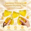 Maltose Triangle Cheese Squishy Toy Transparent Slow Rising Soft Squeeze Stress Relief Fidget Sensory Prank Birthday Party Gift