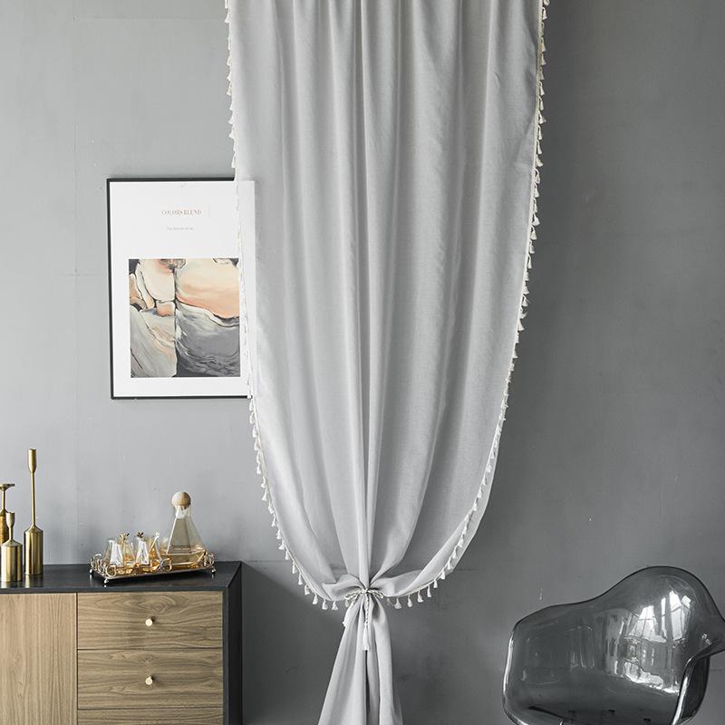 Exclusive For Curtains, Window Screens, Finished Products, Simple Modern Su Style, Living Room, Bedroom, Full Dolly Bay Windows