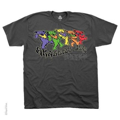 Grateful Dead Dancing Trippy Bears Lesh Garcia Wier Hart Unisex T-Shirt