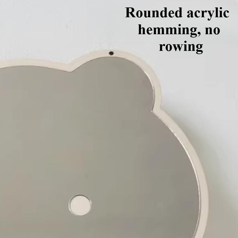 Nordic Decorative Mirrors Bedroom Decor Aesthetics Wall Sticker Mirror Luxury Acrylic Mirrors Home Decoration Accessories