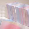 Colorful Gradient Sticky Notes - High-Value Adhesive Memo Paper for Students