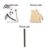 Small Bag Hanger for Bathroom Halloween Themed Wall Hook, Decorative Ghost Pattern Key Hanger, Self Adhesive Masks Backing Wood Base Hook Entryway