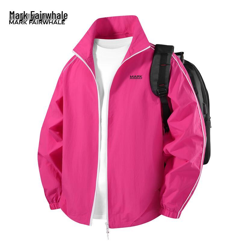 MARK FAIRWHALE Men s Embroidered Stand-Collar Jacket S