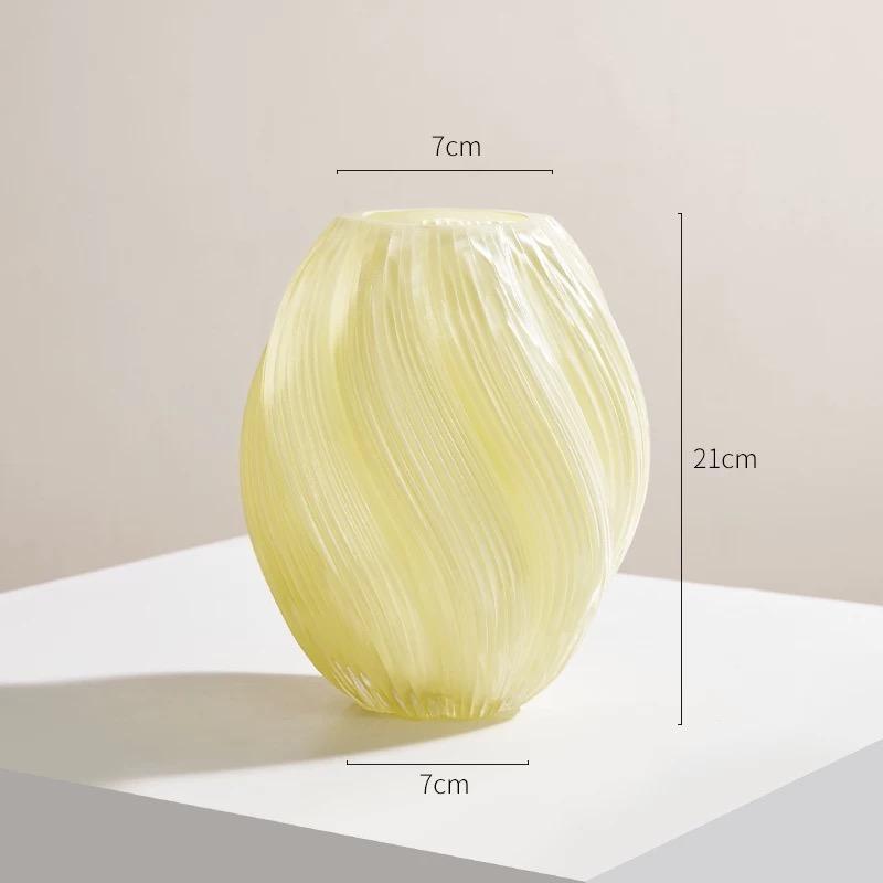 

Ваза Стеклянная ваза Украшение дома Украшения Цветочная композиция Ваза для цветов S