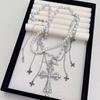 Adjustable Y2K Silver Waist Chain Acrylic Beads Crystal Tassel Waistband  Skirt Suit Decoration