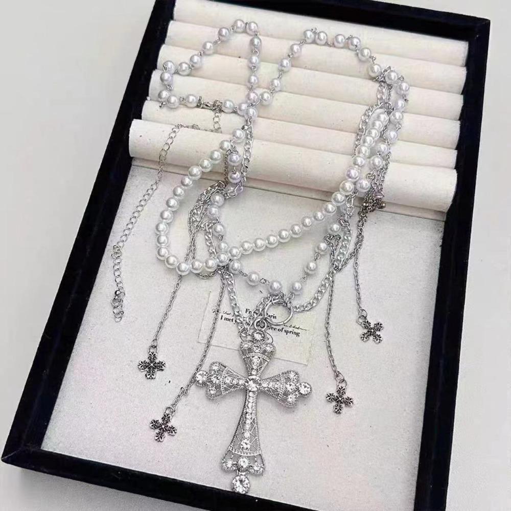 Adjustable Y2K Silver Waist Chain Acrylic Beads Crystal Tassel Waistband  Skirt Suit Decoration