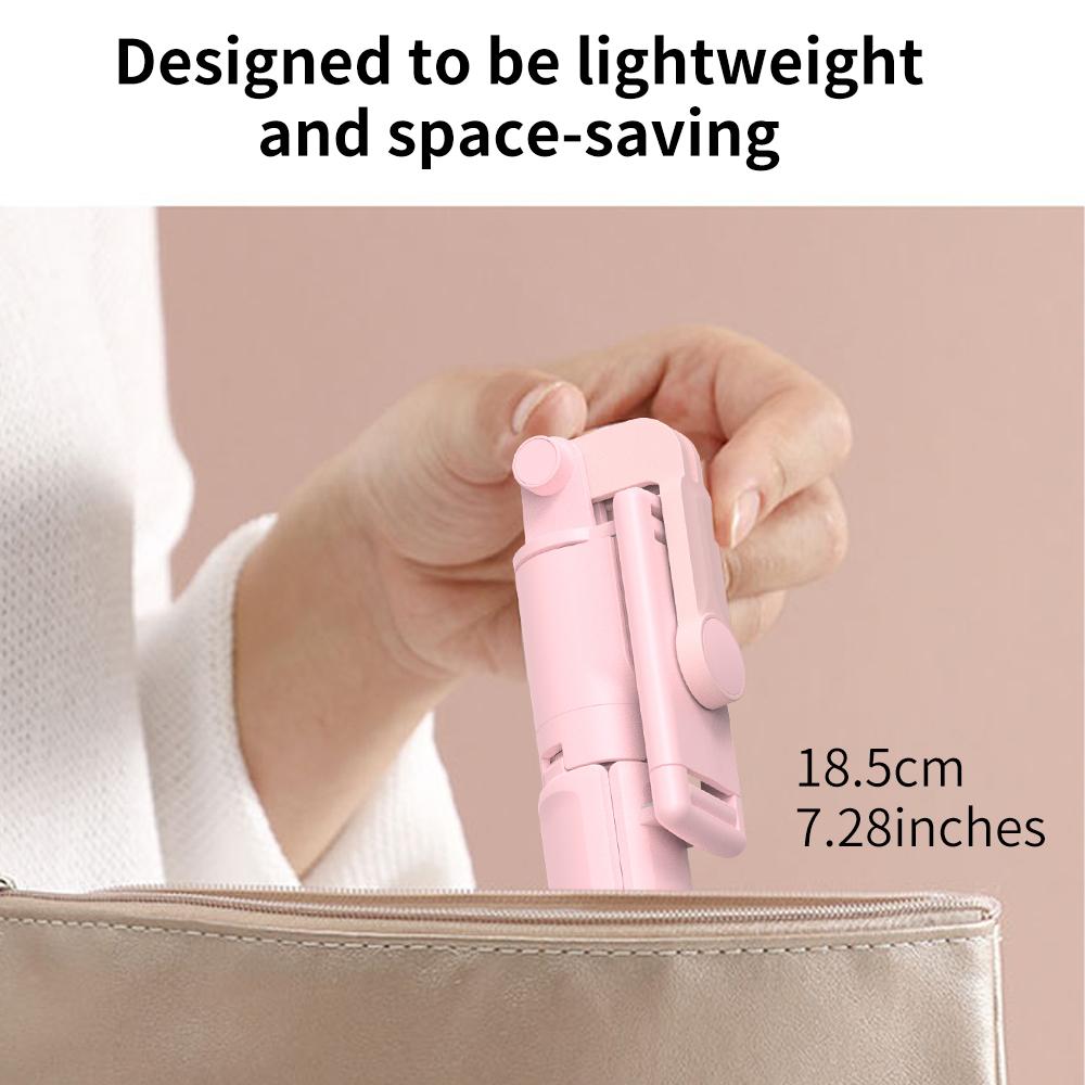 Selfie-Stick Stativständer mit abnehmbarer Fernbedienung für iPhone Mobiltelefon Tiktok Live-Streaming