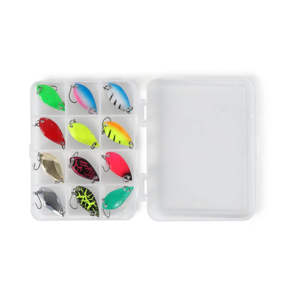 Fishing Goo! Micro Spoon Set of 12 Trout Rainbow Trout