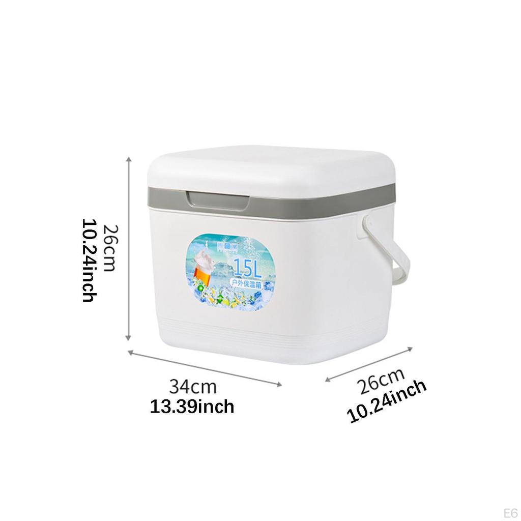 Portable Cooler Box Keeps Ice Up To 3 Days 15L for Men Women Parties Camping