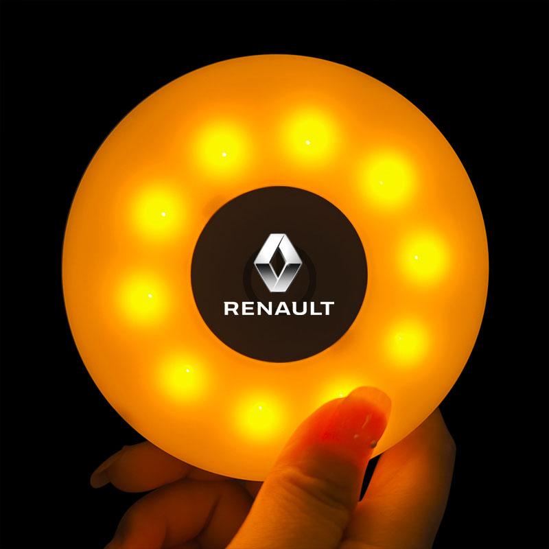 Magnet Base Ceiling Car LED Touch Light Car Interior Lighting Reading Light for Renault Dacia DUSTER Megane 2 3 Clio 4 Captur Kadjar Fluence