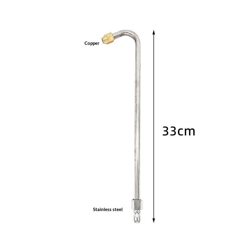 Pressure Washer Extension Spray Wand Set Stainless Steel Brass Nozzle For Car Washing Yard Cleaning