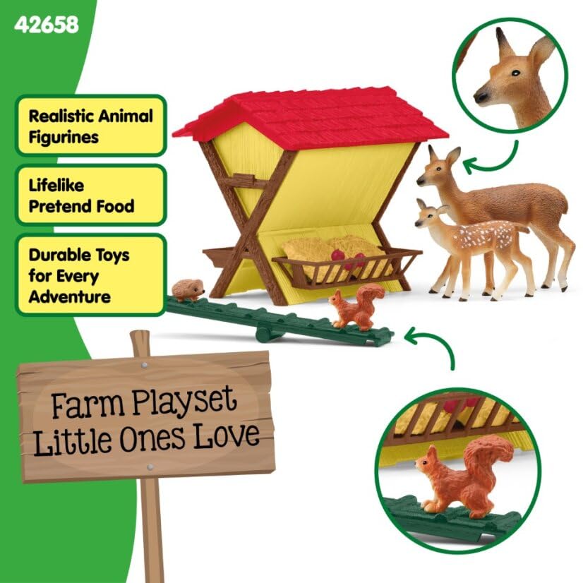 Schleich Farm World Forest Animal Feeder 42658