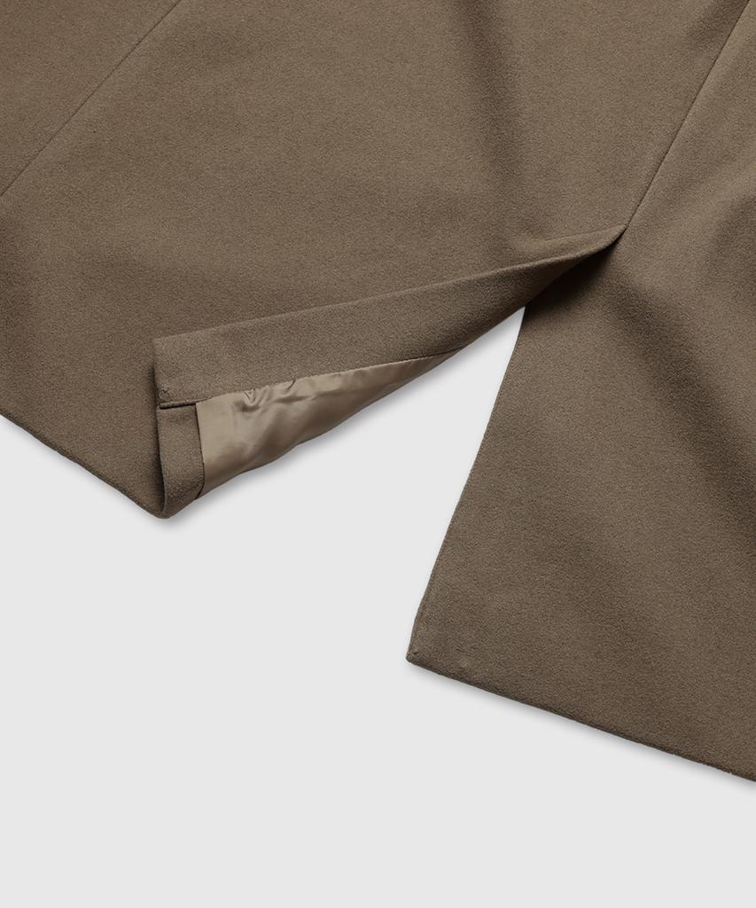 Lemain Second Wool Blend Oversized Single Coat [Beige]