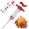 Kitchen Seasoning Syringe Turkey Needle Marinade Syringe Barbecue Syringe Baking Tool Injection Needle