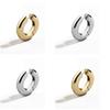 Stylish Geometric Copper Hoop Earrings For Women Gold And Silver Fashion Accessories