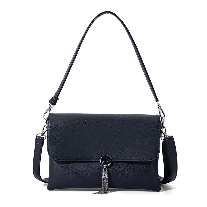 Large Capacity PU Leather Crossbody Bag for Commuting