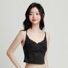 19mm Mulberry Silk Soft, Comfortable, Beautiful Back, Sexy Lace Pattern Women's Versatile Camisole Vest That Can Be Transferred Outside