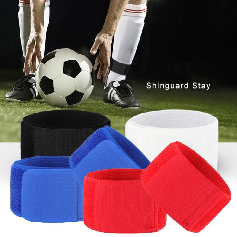 Antislip Sports Football Legging Shin Fixed Strap, Football Ankle Guard for Running & Cycling, Soccer Shin Guard Strap