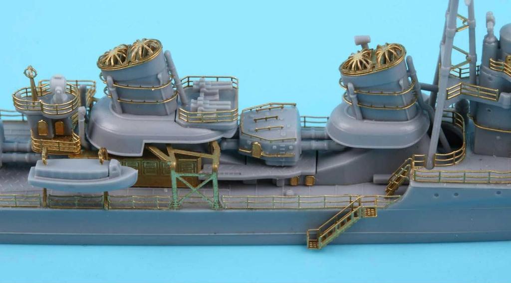 Tetra Model Серия SE Японский эсминец Амагири 1943 Пластиковые детали для модели SE7024 1/700 (YH)