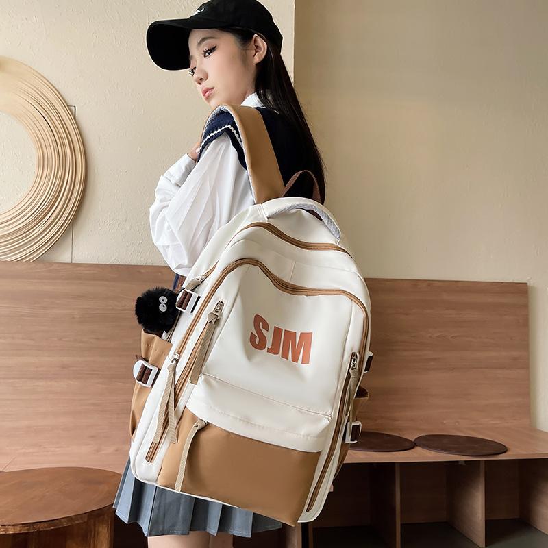 Schoolbag Schoolbag Ins Versatile Niche College Students High School Students High Value Junior High School Students Large Capacity Backpack Shoulder