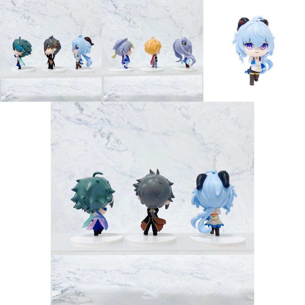 Adorable Genshin Impact Pvc Q Version Figures Set Of 6pcs For Collectors