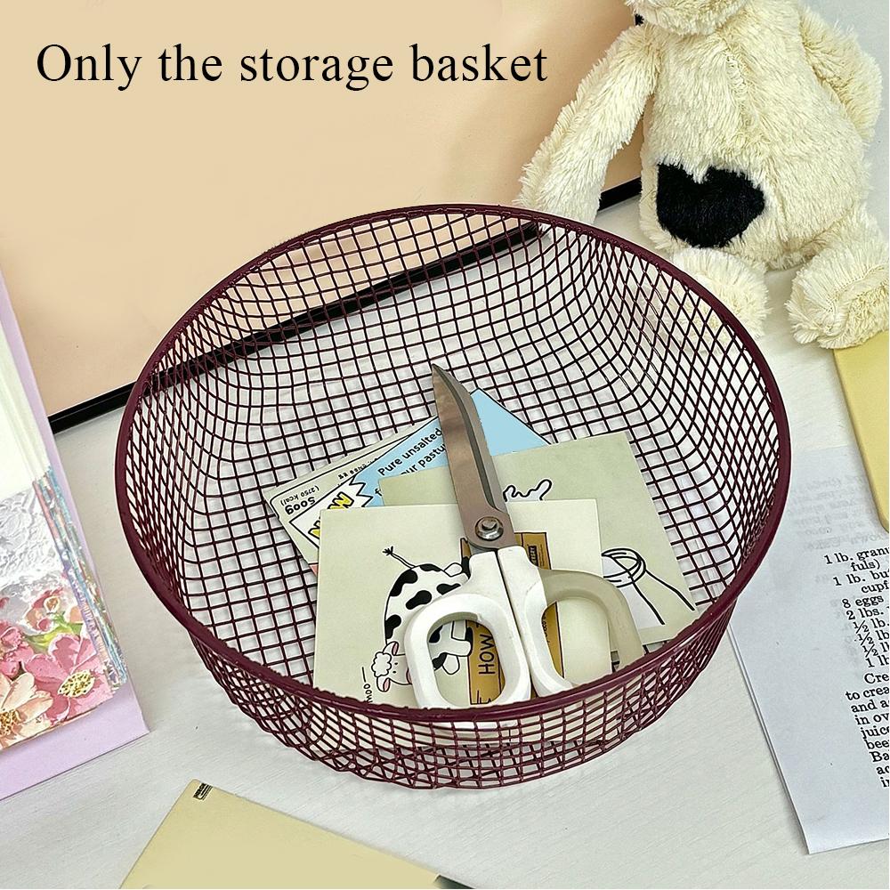 

Держатель для сортировки косметики Футляр для фотокарточек Настольный органайзер для всякой всячины Канцелярская коробка Металлическая корзина для хранения Офисные принадлежности для дома