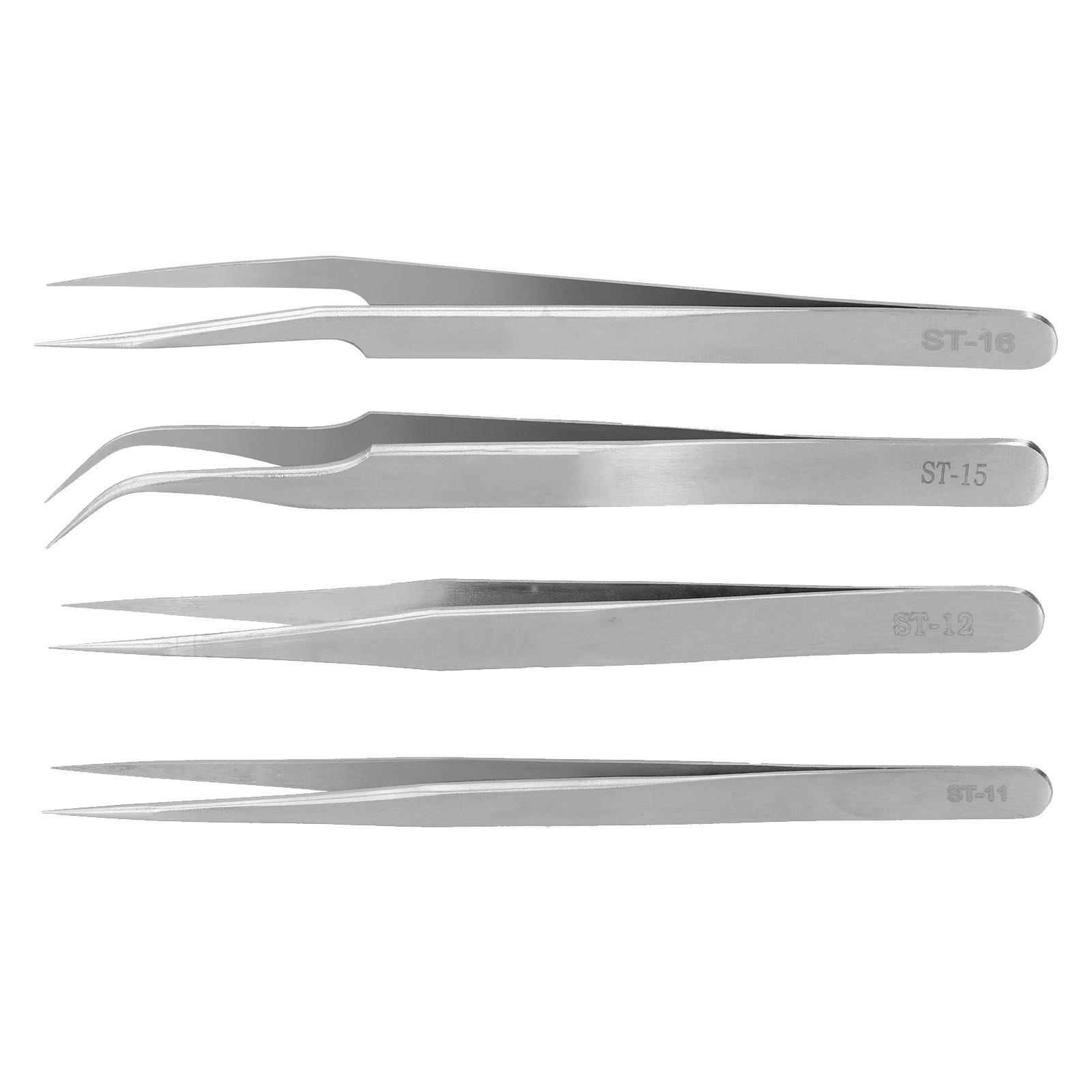 

Антистатические накладные ресницы из нержавеющей стали, пинцеты, зажимы, портативный инструмент для наращивания ресниц