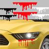 Car Sticker Blood Drop Funny Reflective Red Blood Bleeding Rear Front Headlight Decal Taillight Cover Motorcycle Accessories