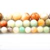 Natural Amazonite Round Beads Jewelry Accessories 