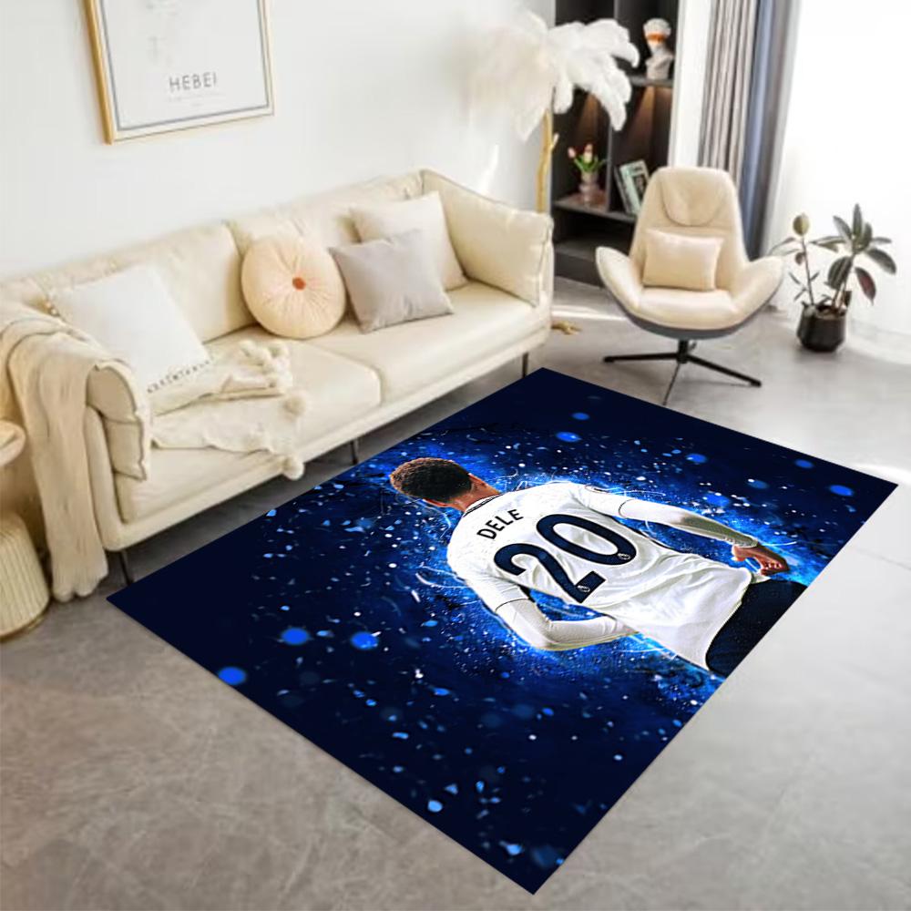 Tottenham Hotspur Celebration Carpet Suitable for Living Rooms Hallway Foyer Dining Room Antislip Carpet Office Home Decor Best for Christmas