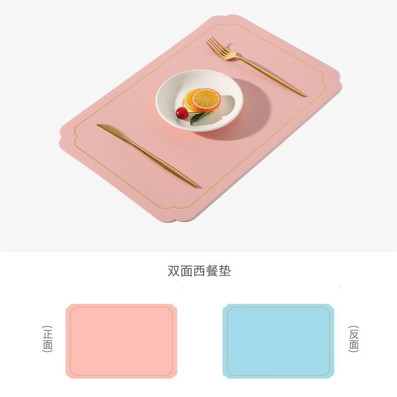 4 Pcs Nordic Style Table Mat Anti-Slip Water-Proof Placemat Coaster Mats Dining Tablemat Silicone Coaster Kitchen Accessories