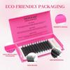XIUSUZAKI L/LU/M Schwung YY 3D 4D 5D W Wimpernverlängerungen Weiche Natürliche W Wimpernverlängerungen Vorgefertigte Volumenfächer Falsche Wimpern Shop