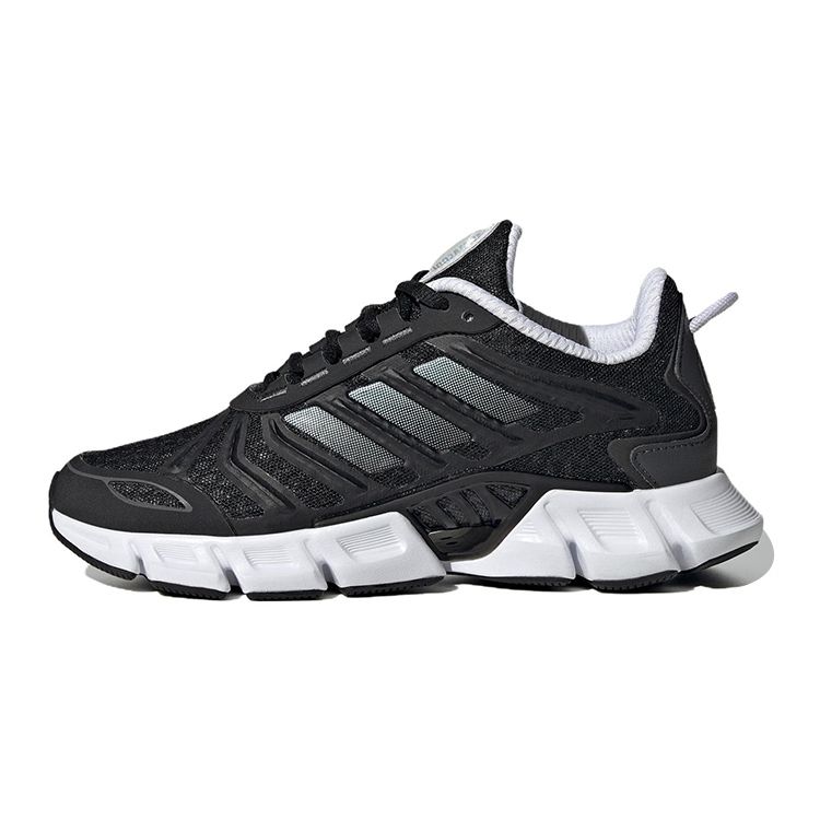Adidas Qingfeng Series Comfortable Non-Slip Shock Absorbing Durable Low-Top Kids Running Shoes Kids running shoes Black White GZ4020
