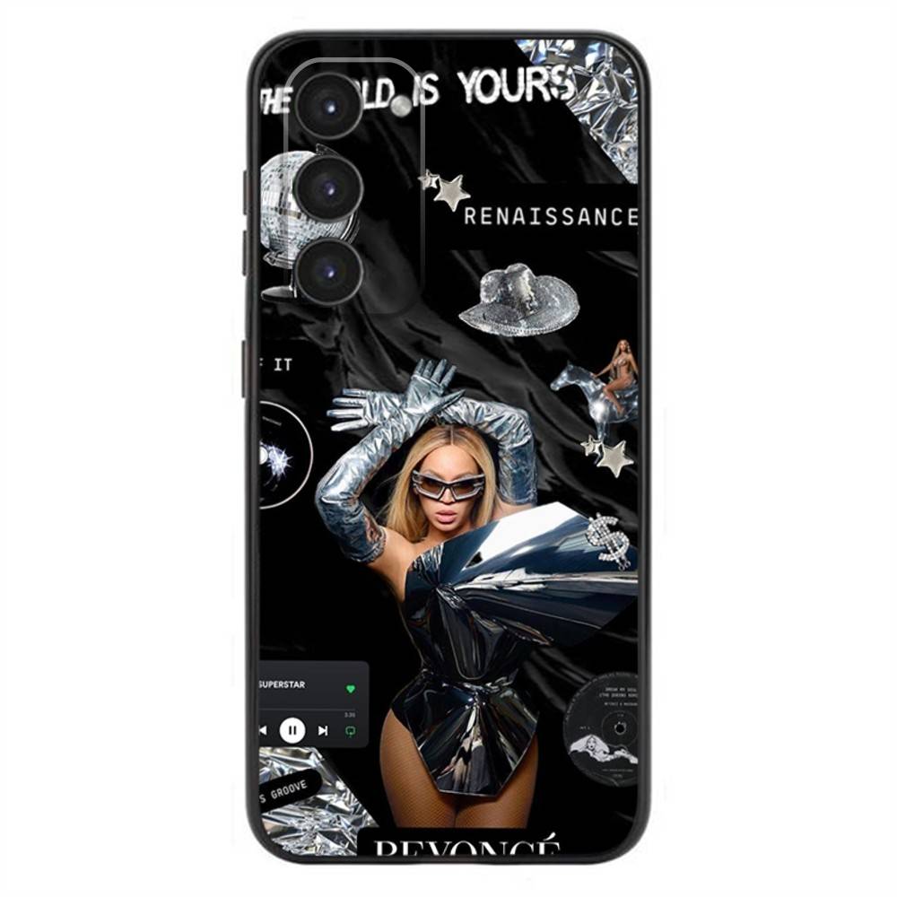 Singer B-Beyonce Cowboy Phone Case For Samsung Galaxy A20,21s,22,31,32,52,53,72,73,80,91 Soft Liquid Silicone Black Cover SamsungA514G