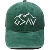 Mountain peak GOD symbol embroidered baseball cap retro dad hat men's and women's leisure outdoor hiking visor