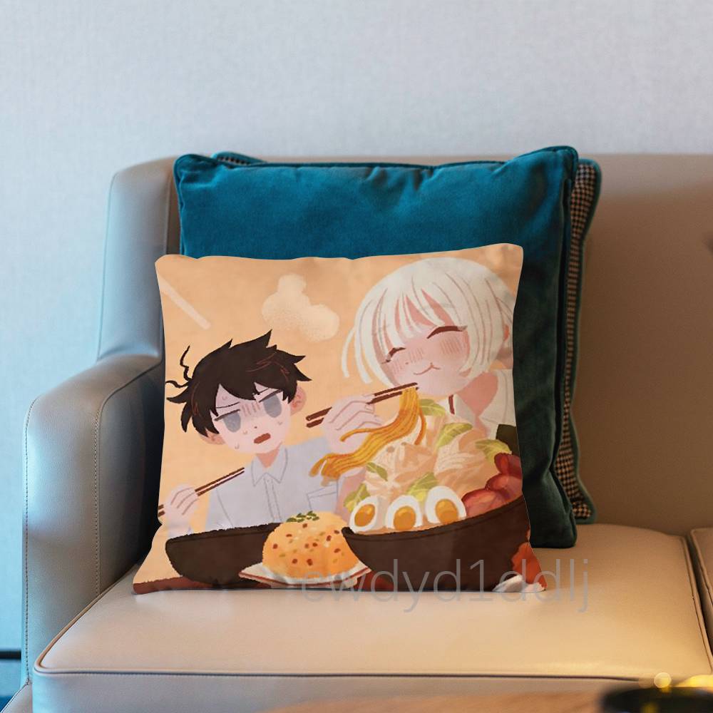 Anime SSaihate Station Pillow Case Cover Square Sofa With For Pattern Comfortable Cushion Suitable Of Room